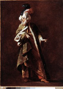 Jean Barbault (1718-1762) festménye a Nagy Mecset Immánja 1748 V. 66x49 cm Párizs, Louvre Múzeum