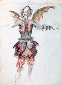 „Ördög”, c1680 alkotó: Jean Berain, Jean Baptiste Lully