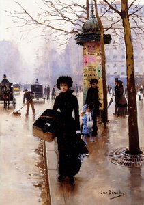 Párizsinak; Egy párizsi nő, alkotó: Jean Beraud