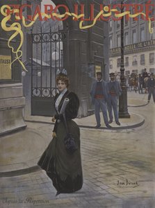 Apres la Repetition (A próba után). A Le Figaro Illustre borítója, 1896. április
