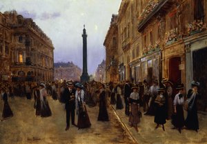 Béke utca, alkotó: Jean Beraud