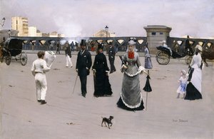 Európa hídja, 1875 körül alkotó: Jean Beraud