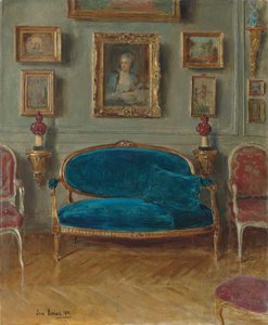 A kék kanapé, 1912 alkotó: Jean Beraud