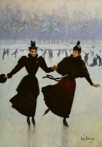 A korcsolyázók c. 1890. alkotó: Jean Beraud