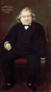 Joseph Ernest Renan (1823-1892) francia történész, filozófus, filológus és író portréja, Jean Beraud (1849-1935), festmény alkotó: Jean Beraud