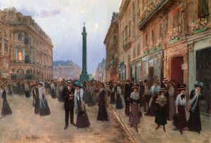 Rue de la Paix, Párizs, 1907.