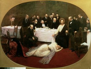 Szent Mária Magdolna Simon farizeus házában, 1891 alkotó: Jean Beraud