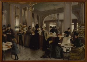 A Gloppe cukrászda alkotó: Jean Beraud