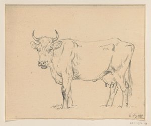 Álló tehén, balra alkotó: Jean Bernard