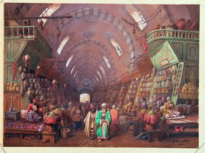 Egy bazár Konstantinápolyban, 1873