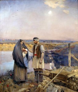 A nap egy paraszti családot teremtett. Jean Charles Cazin (1841-1901) festménye V. 1,99x1,66 m 1888 Párizs, Muse d