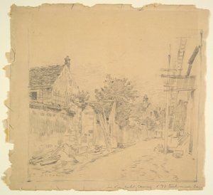 Falu utca alkotó: Jean-Charles Cazin