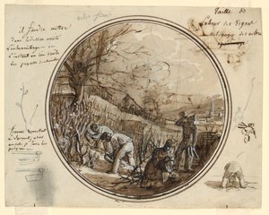 Festett porcelántányér tervezése, vágás és megmunkálás a szőlőben