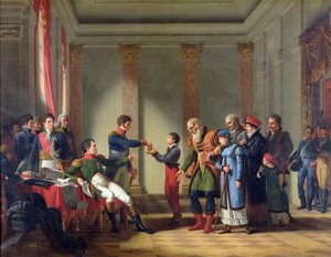 Bonaparte Napóleon (1769-1821) Száz Napóleon nyugdíjat ad a lengyelnek, Merecki, 117 éves, 1807. január 1812.