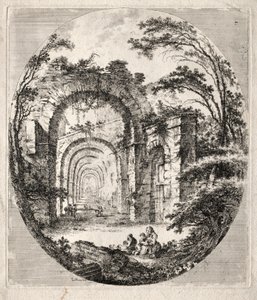 Ókori romok, 1756.
