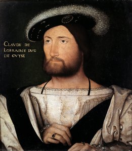 Claude de Lorraine, Guise hercegének portréja, Jean Clouet festménye, a firenzei Pitti-palota Palatine Galériájában őrzött – Reneszánsz művészet: Claude de Lorraine, Guise hercegének (1496-1550) portréja. Jean Clouet (1475-1541) festménye, Oil on Wo alkotó: Jean Clouet
