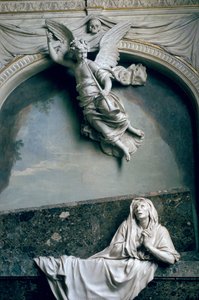 Julienne Le Be sírja Charles Le Brun (1619-90) rajzai alapján, 1668-90 körül (márvány és stukkó)