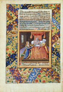 Ms Lat. Q.v.I.126 fol.19v Izsák megáldja Jacobot, a Louis d