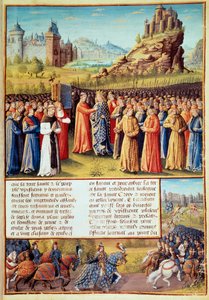 Második keresztes hadjárat (1147-1149): VII. Lajos király azt mondta, hogy a Fiatalok (1120-1180) felveszik a keresztet Vezelay-nél Clairvaux-i Szent Bernát (San Bernardo di Chiaravalle) (1090-1153) és Versailles előestéje előtt 31-én. /03/1146. Sok báró i