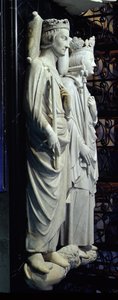 III. Fülöp (1245-85) Merész és IV. Fülöp (1268-1314) a Vásár (márvány)