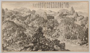 Csata Yixier Kuernaoernél: A lázadások leverésének csatajeleneteiből..., 1765-1774.