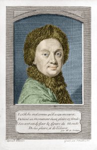 Pierre Louis Moreau de Maupertuis csillagász (1698-1759), metszett J. Daullé 1755-ben