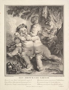 A vidám Ámorok, 1750.