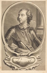 Lajos XV alkotó: Jean Daullé after Jean Baptiste Lemoyne II