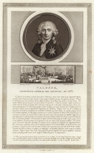 Charles Alexandre, Calonne vikomt portréja