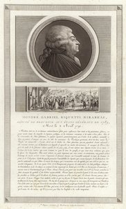 Honore Gabriel Riqueti, Mirabeau gróf portréja