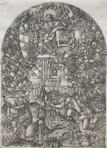 Az Apokalipszis: Mennybe idézett Szent János, 1555. alkotó: Jean Duvet