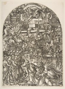 The Measurement of the Temple, from the Apocalypse.n.d. alkotó: Jean Duvet