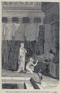 "A gazdag és hatalmas úr merev és tehetetlen volt minden tagjában" (metszet) alkotó: Jean Edouard Dargent