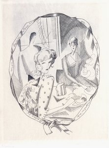 Két kacér és egy úriember illusztrációja, 1920