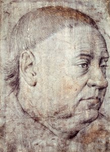 Jean Fouquet rajza Guillaume Jouvenel des Ursins, VII. Károly kancellár portréjához (1415 körül – 1481 körül) alkotó: Jean Fouquet