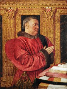 Guillaume Jouvenel des Ursins VII. Károly és XI. Lajos alatt volt kancellár... alkotó: Jean Fouquet