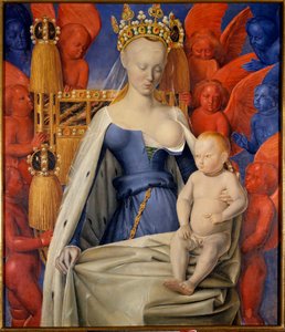 Madonna surrounded by seraphim and cherubim