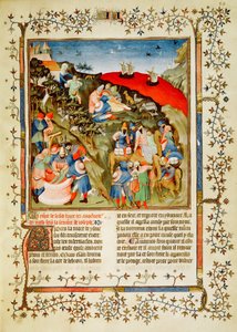 Ms Fr.247 f.25 József története, illusztráció, az  alkotó: Jean Fouquet