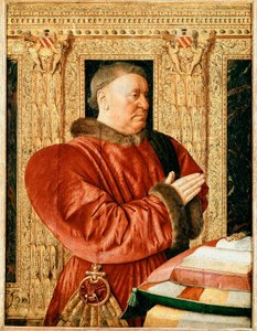 Guillaume Jouvenel des Ursins francia igazságügyi miniszter portréja (Festmény alkotó: Jean Fouquet