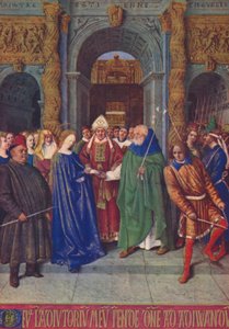 A Szűz házassága, c1455, 1939 alkotó: Jean Fouquet