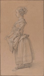 Egy lány paraszti ruhában alkotó: Jean-Francois Clermont