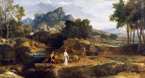 Táj figurákkal (olaj, vászon)