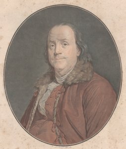 Benjamin Franklin, 1789. alkotó: Jean Francois Janinet