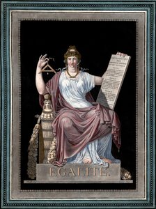 Egyenlőség – Jean Francois (Jean-Francois) Janinet (1752-1814) metszete – Allegorie de l