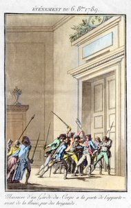 Francia forradalom – október 6-i esemény alkotó: Jean Francois Janinet