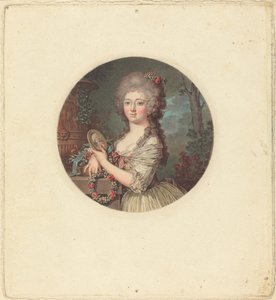 Egy fiatal hercegnő portréja alkotó: Jean Francois Janinet