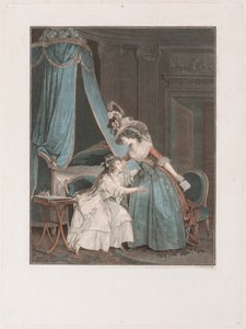 Az indiszkréció, 1788. alkotó: Jean Francois Janinet