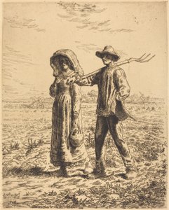 Indulás munkába alkotó: Jean Francois Millet