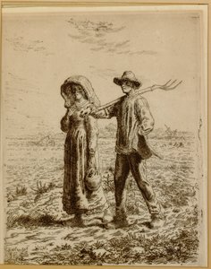 Munkába indulás, 1863 alkotó: Jean Francois Millet