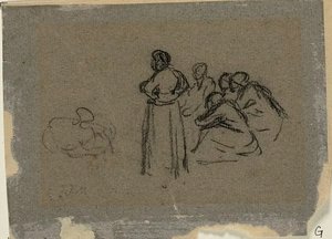 Női csoport alkotó: Jean Francois Millet